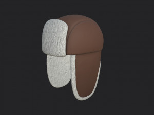 fur hat 3D-Modell