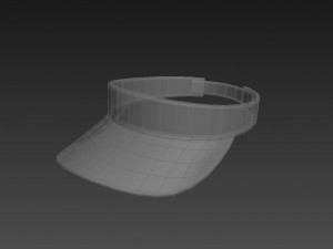 visor cap Modèle 3D