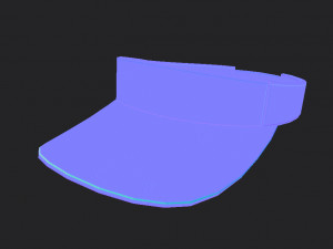 visor cap Modèle 3D