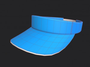 visor cap Modèle 3D
