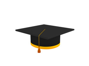 graduation cap 3D Model