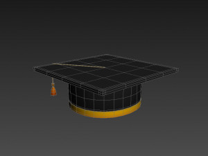 graduation cap 3D Model