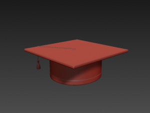 graduation cap 3D Model
