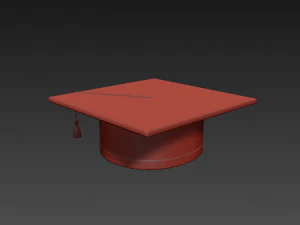 graduation cap 3D Model