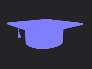 graduation cap 3D Model