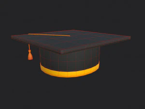 graduation cap 3D Model