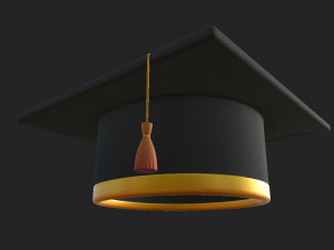 graduation cap 3D Model