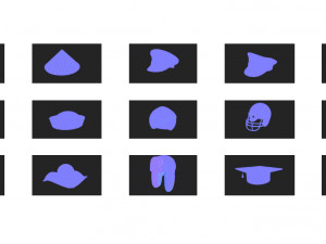 hats and helmet pack 3 3D Модель