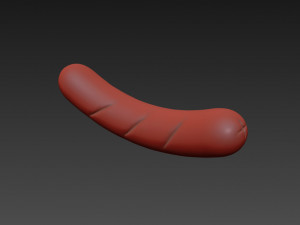 sausage Modello 3D
