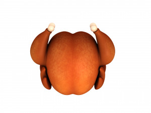 roasted chicken Modelo 3D