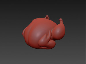 roasted chicken Modelo 3D