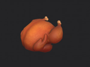 roasted chicken Modelo 3D