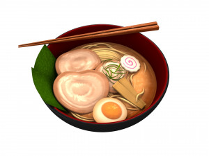 ramen 3D Модель