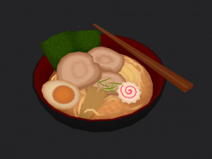 ramen 3D Модель
