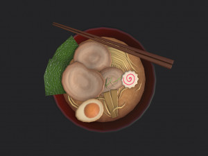ramen 3D Модель