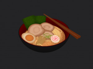 ramen 3D Модель