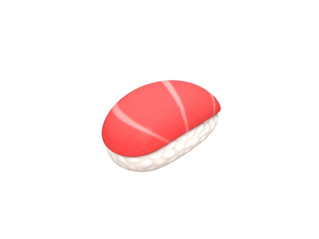 cartoon sushi Modelo 3D .c4d .max .obj .3ds .fbx .stl .blend 