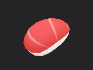 cartoon sushi Modelo 3D