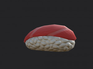 cartoon sushi Modelo 3D