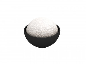 3d rice bowl 3D Model
