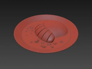 curry and rice 3D Model