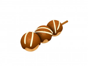 takoyaki 3Dモデル
