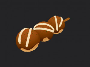 takoyaki 3D 模型