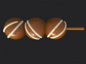 takoyaki 3D 模型