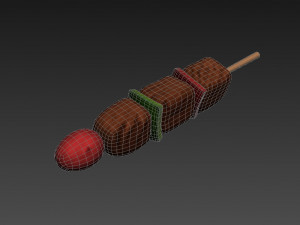 bbq skewer Modelo 3D