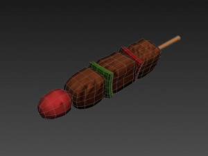 bbq skewer Modelo 3D