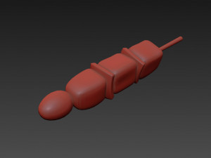 bbq skewer Modelo 3D