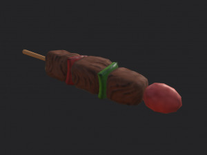 bbq skewer Modelo 3D