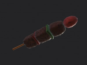 bbq skewer Modelo 3D