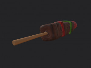 bbq skewer Modelo 3D