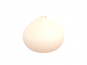 steamed buns Modelo 3D