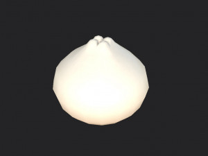 steamed buns Modelo 3D