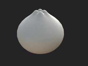 steamed buns Modelo 3D