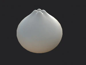 bollos al vapor Modelo 3D