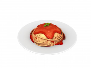 spaghetti 3Dモデル
