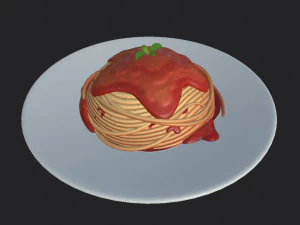 spaghetti 3D Model