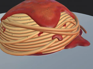 spaghetti 3D Model