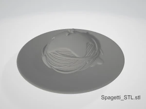 spaghetti 3D Model