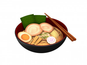 cartoon food pack 2 Modello 3D