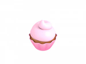 bolinho Modelo 3D