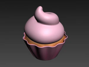 bolinho Modelo 3D