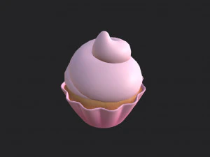 bolinho Modelo 3D