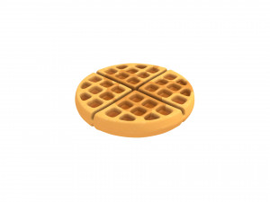 waffle 3D मॉडल
