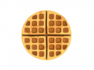 waffle 3D मॉडल