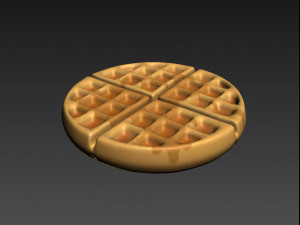 waffle 3D मॉडल