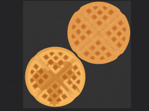 waffle 3D मॉडल